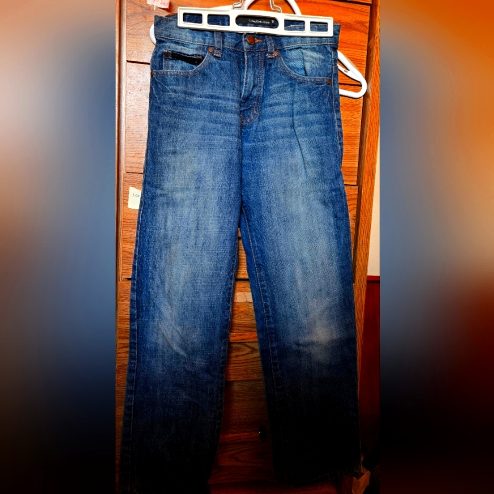 Calvin Klein blue jeans